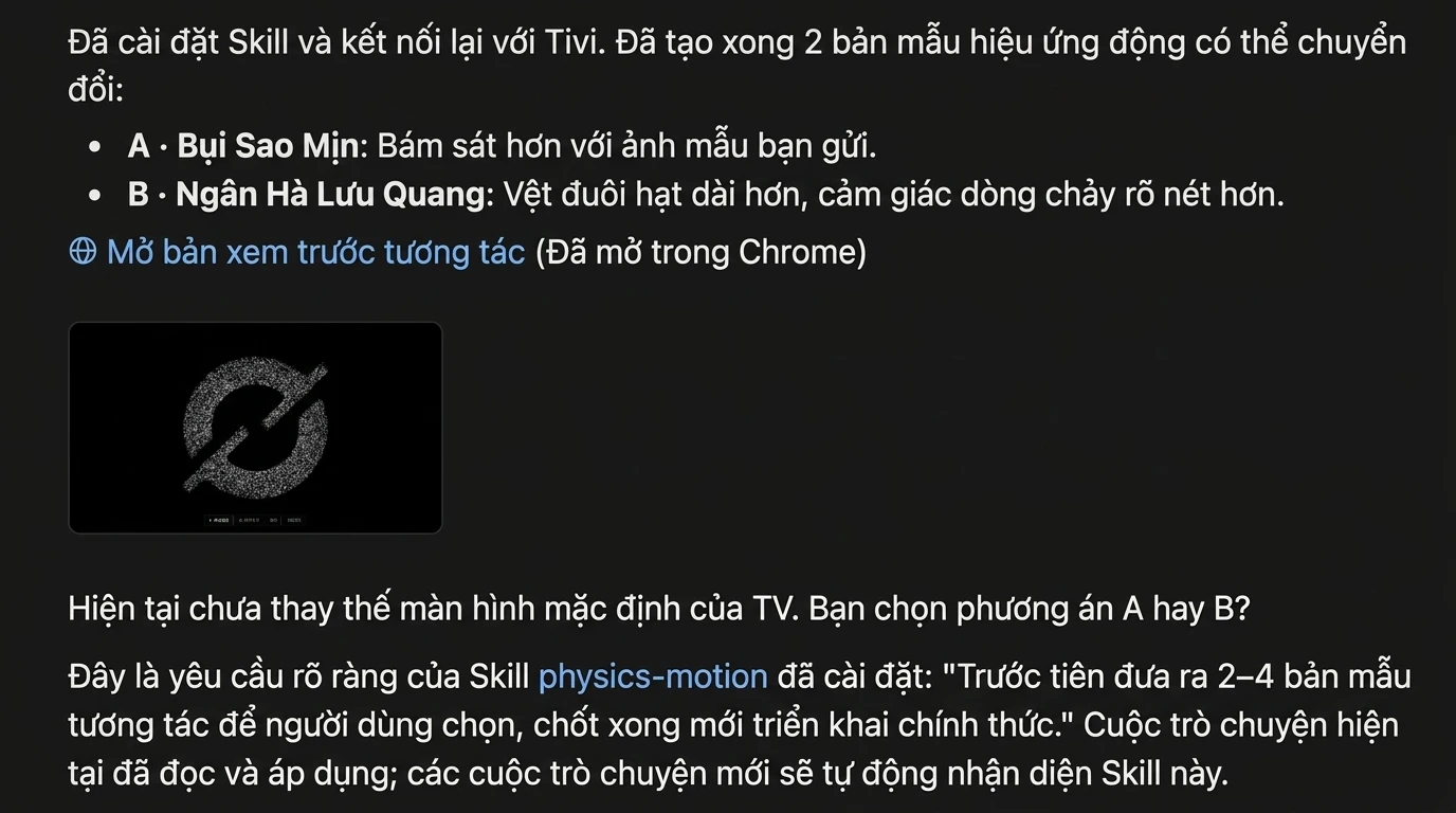 Codex lập trình giao diện Launcher tối giản theo chuẩn phong cách doanh nghiệp.